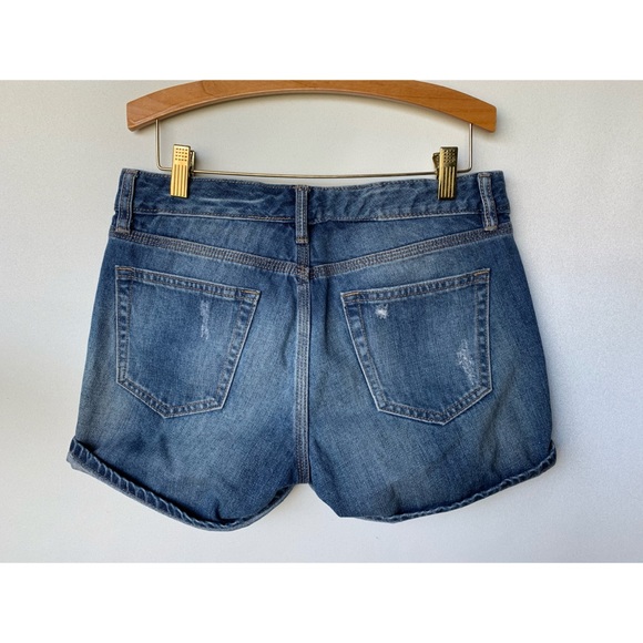 GAP | distressed blue denim jean shorts - Picture 4 of 13